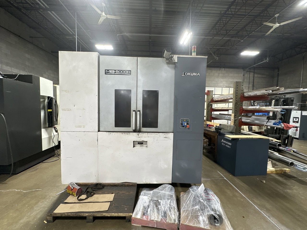 Okuma #MB-5000H, Horizontal Machining Center, 60 automatic tool changer, 30.7" X, 31.5" Y, 32.3" Z, 15,000 - Image 5