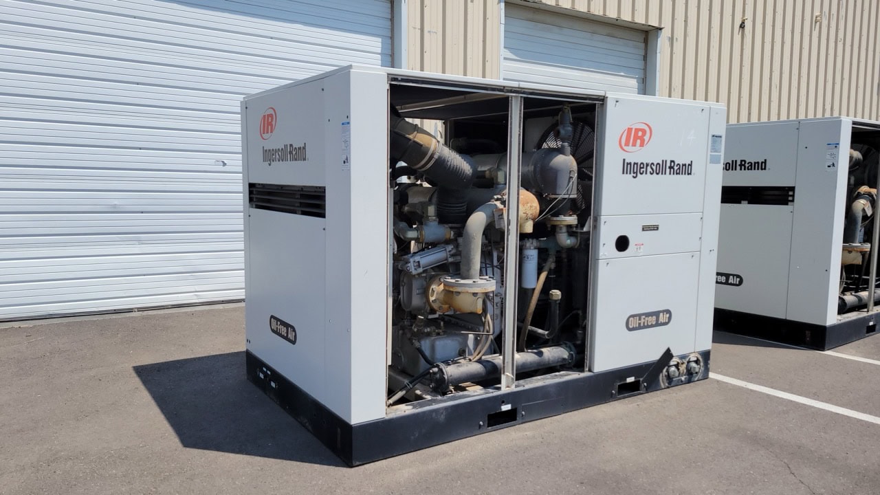 855 CFM, 125 PSI, Ingersoll-Rand #Sierra-H200, Oil-Free Rotary Screw Air Compressor, 200 HP, 460 V., 2001 - Image 5