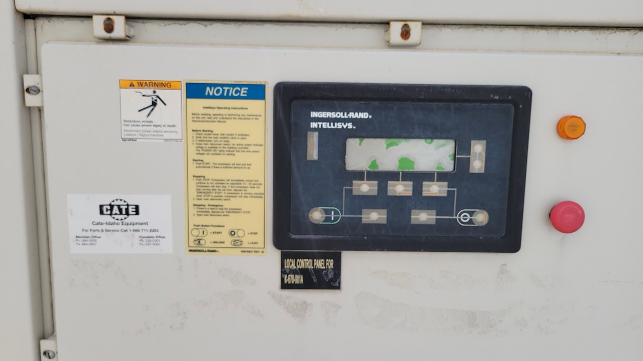 855 CFM, 125 PSI, Ingersoll-Rand #Sierra-H200, Oil-Free Rotary Screw Air Compressor, 200 HP, 460 V., 2001 - Image 6