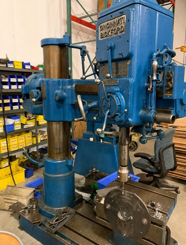 3' -9" Cincinnati #Bickford, Radial Drill, 16" x 22" Table, 75-1500 RPM, 230/460 V. - Image 1