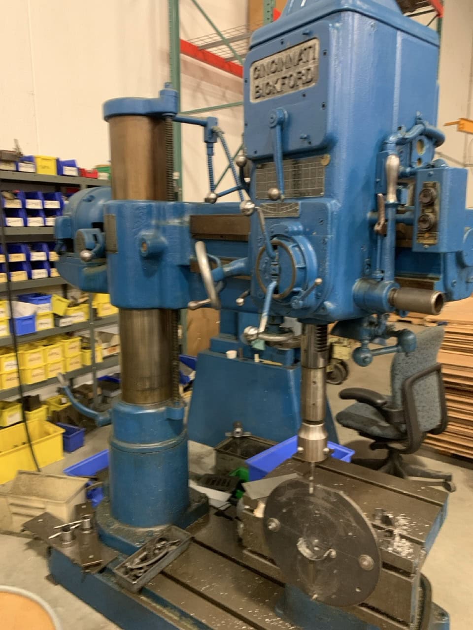 3' -9" Cincinnati #Bickford, Radial Drill, 16" x 22" Table, 75-1500 RPM, 230/460 V. - Image 3