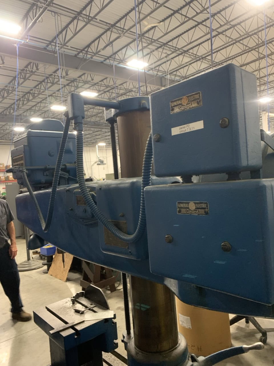 3' -9" Cincinnati #Bickford, Radial Drill, 16" x 22" Table, 75-1500 RPM, 230/460 V. - Image 7