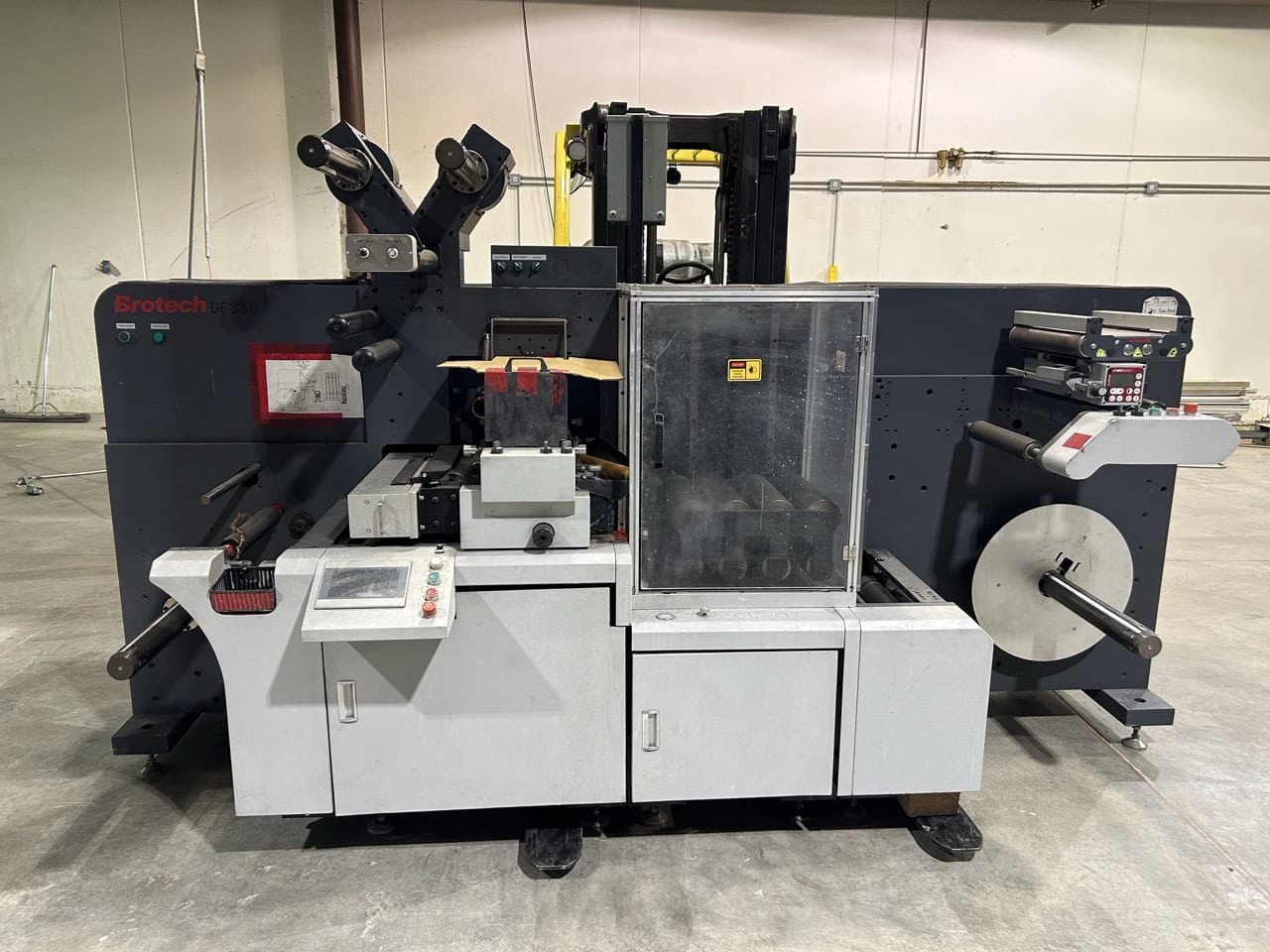 Brotech #DF330, Packaging & Label Machine, 340 mm Max. Web Width, 330 mm Semi-Rotary Die Cutting, 2021 (2 - Image 1