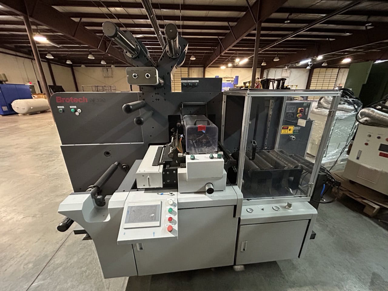 Brotech #DF330, Packaging & Label Machine, 340 mm Max. Web Width, 330 mm Semi-Rotary Die Cutting, 2021 (2 - Image 6