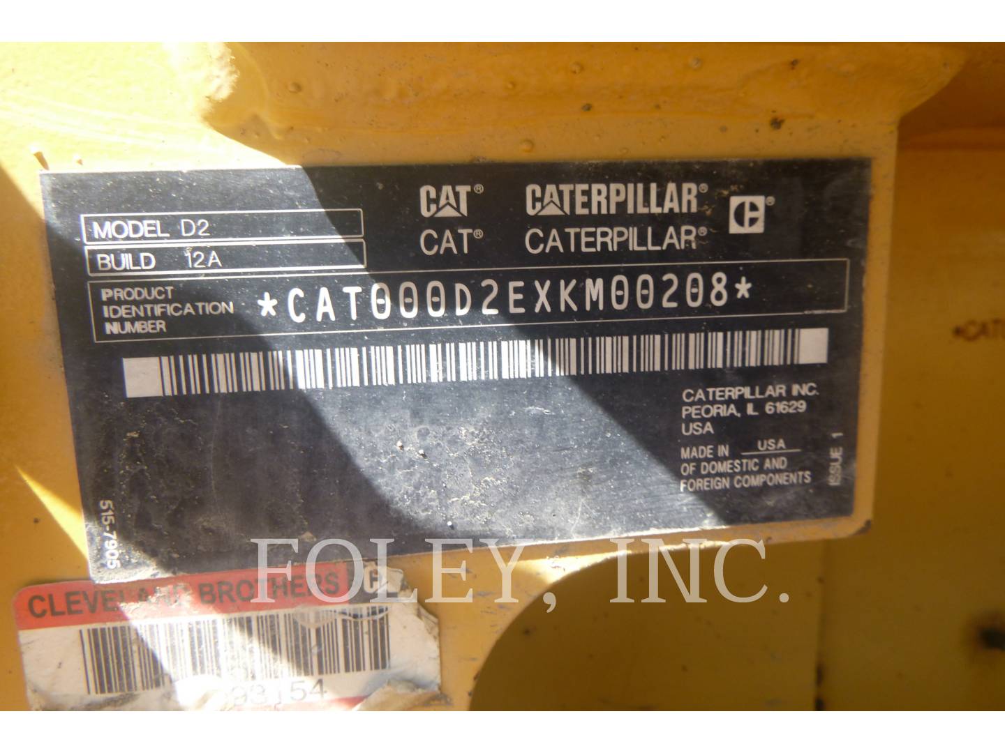 Caterpillar D2-12, 913 hours, S/N: XKM00208, 2021 - Image 6