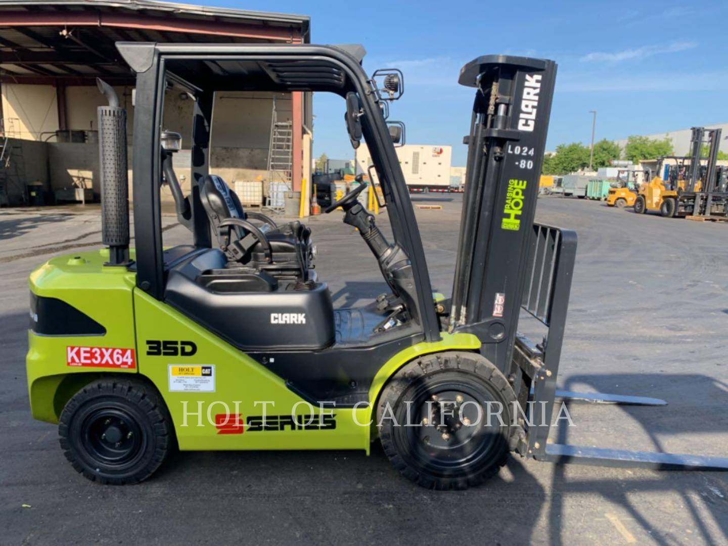 Clark S35D, Forklift, 281 hours, S/N: S232D070712004, 2024 - Image 3