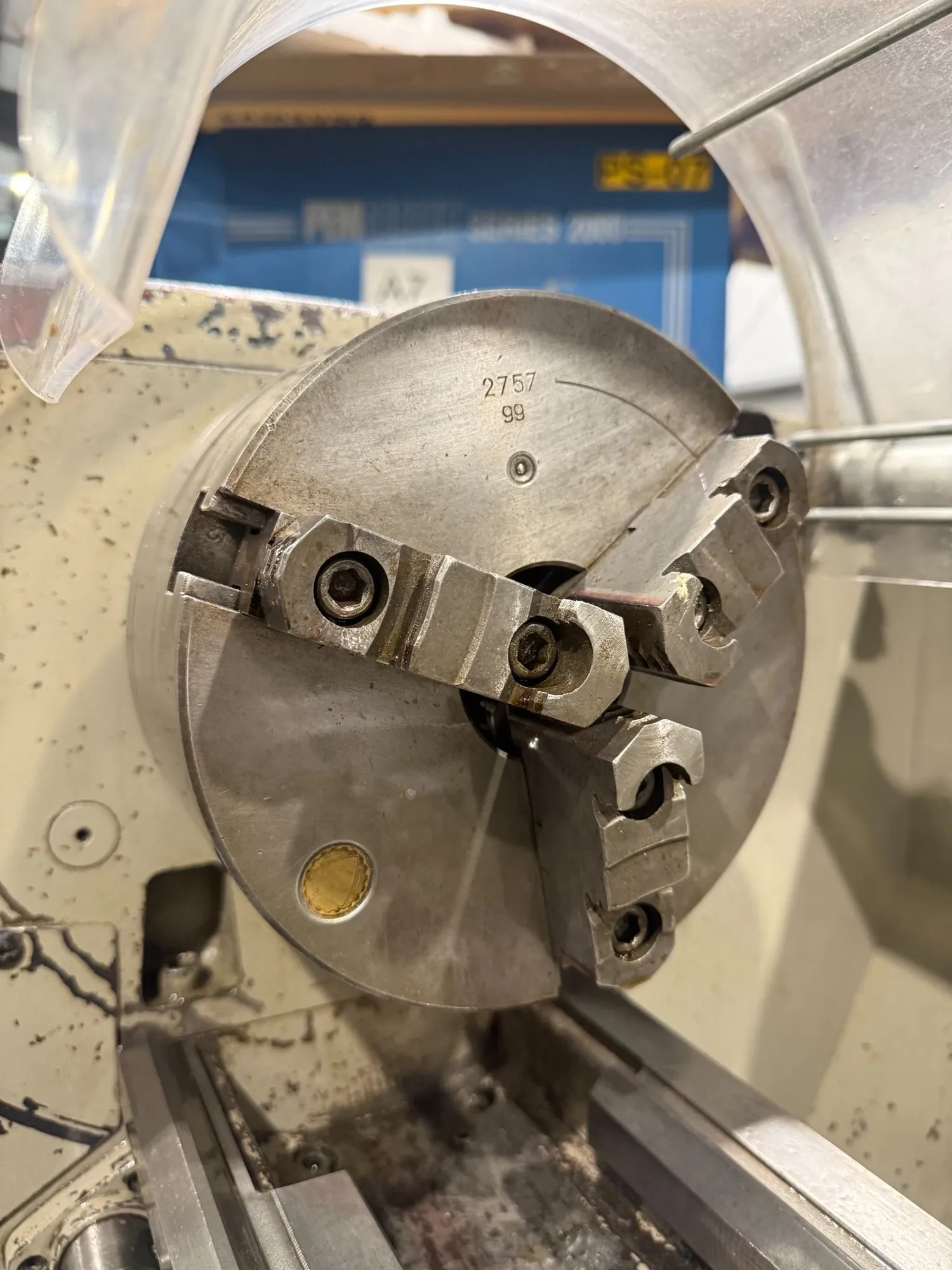 13"/19" x 40" Sharp #1340F, precision gap lathe, 8" Bison 3-jaw chuck, 1-1/2" bore, 1800 RPM, D1-4, 2001 - Image 7