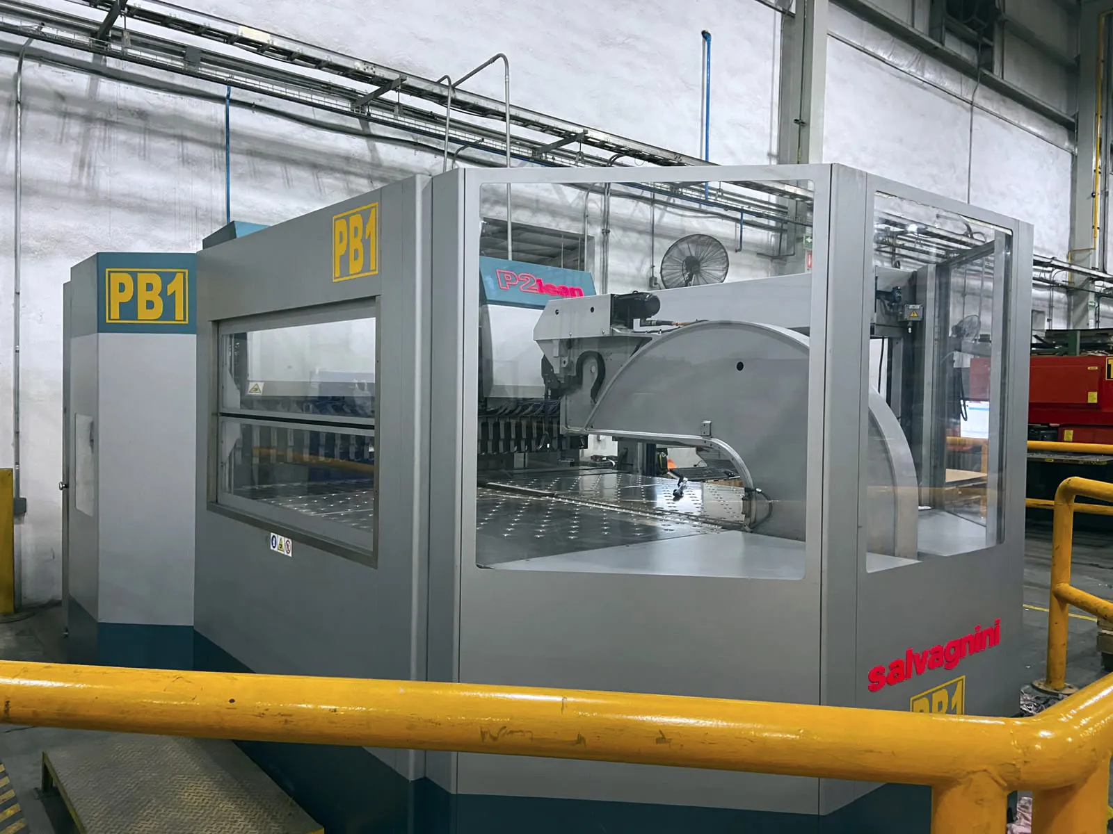 Salvagnini #P2L-2120, panel bender, 85.8" L x 8" H bending, 63" width sheet, 2020 - Image 5