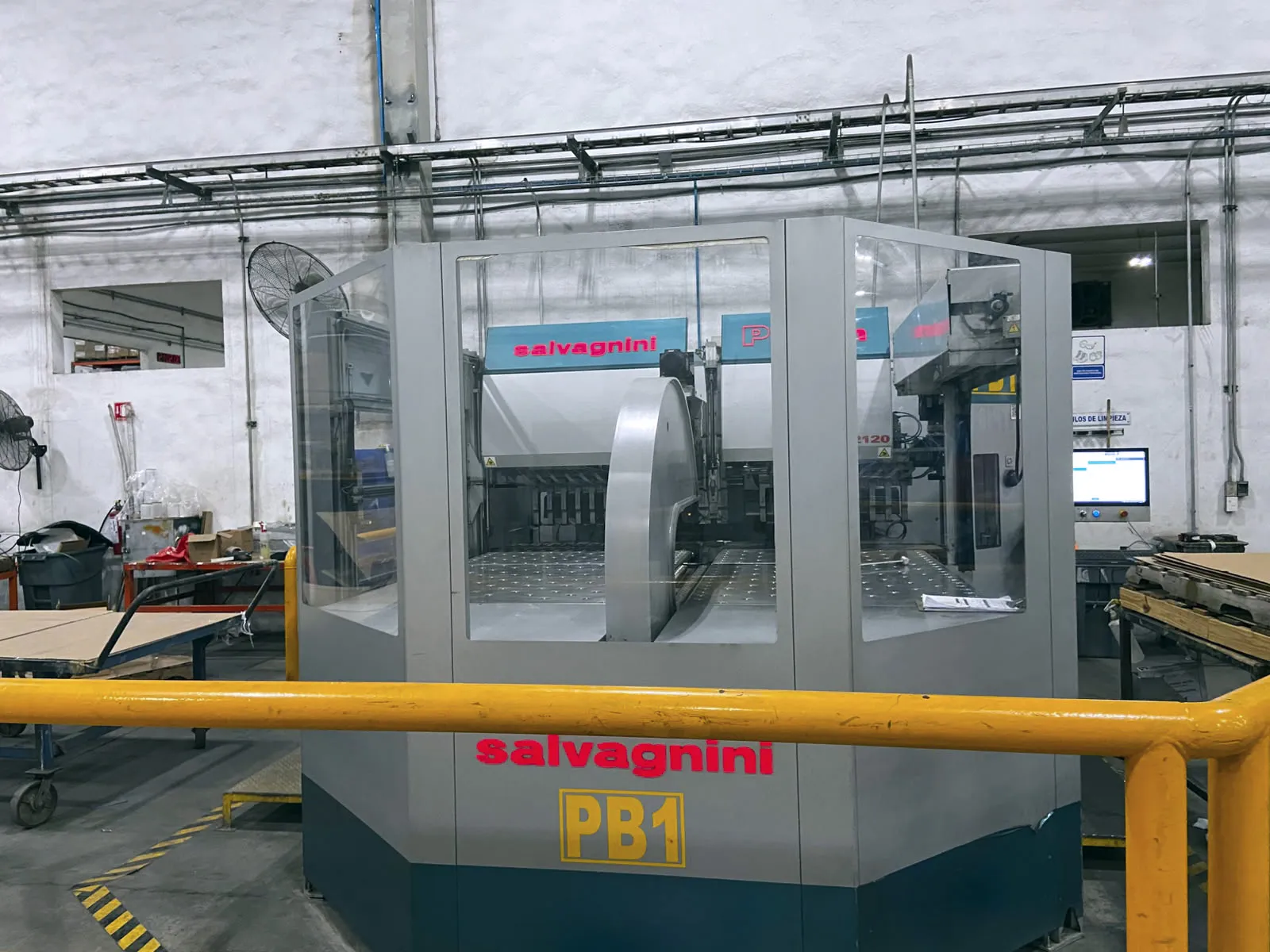 Salvagnini #P2L-2120, panel bender, 85.8" L x 8" H bending, 63" width sheet, 2020 - Image 6