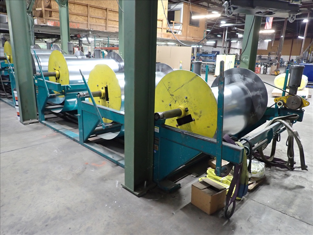 72" x 16" gauge Iowa Precision #GAF72-6/DCT7216-2, coil line, 12,000 lb., (3) 2-roll uncoilers, 8-head punch - Image 2