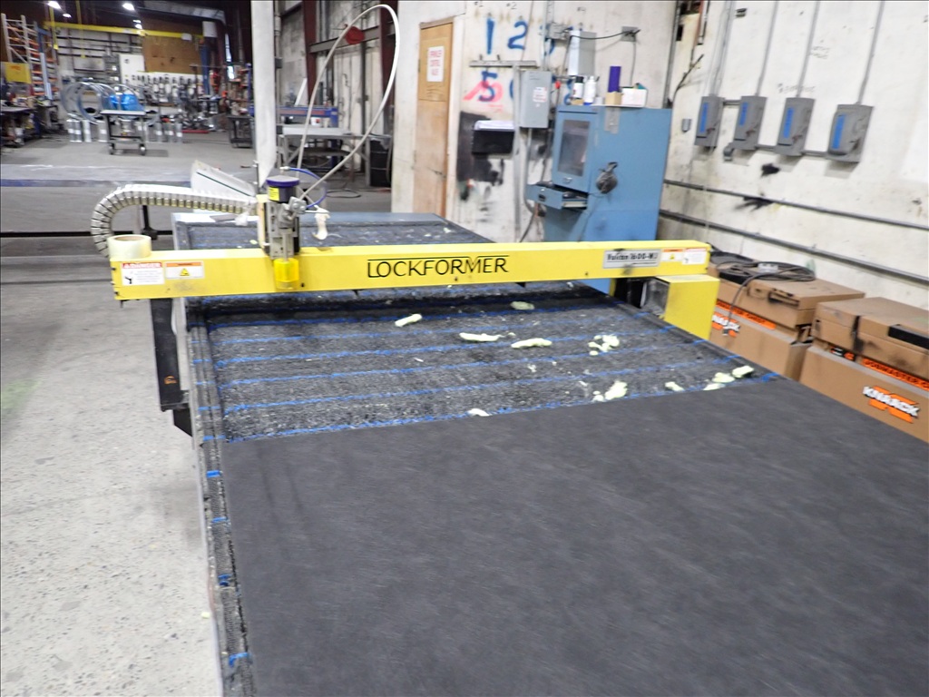 Lockformer #Vulcan-1600-WJ, CNC waterjet, 5' x 20' table, KMT Neo 40V3 55 KPSI intensifier pump, uncoiler - Image 3