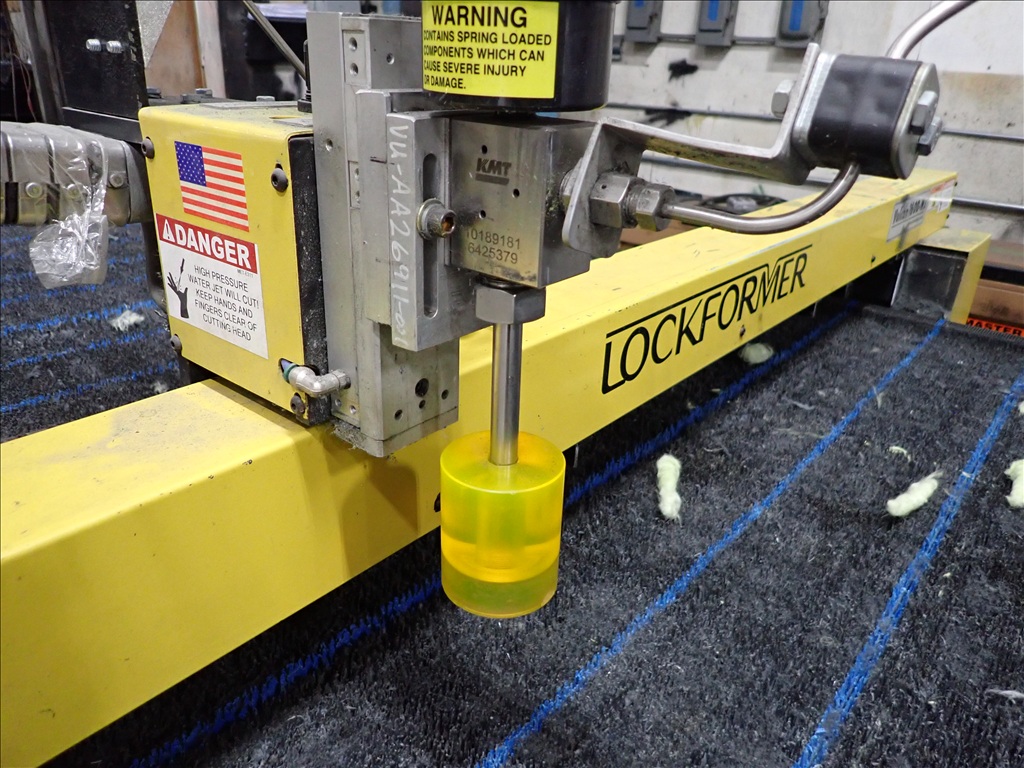 Lockformer #Vulcan-1600-WJ, CNC waterjet, 5' x 20' table, KMT Neo 40V3 55 KPSI intensifier pump, uncoiler - Image 6