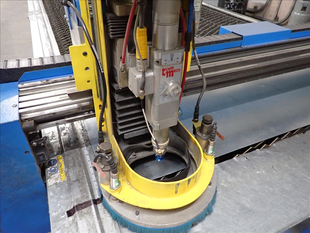 Lockformer #Lasermax-520, CNC laser cutter, 5' x 20' table, IPG YLS-1500 laser, Lasermech head, chiller - Image 5
