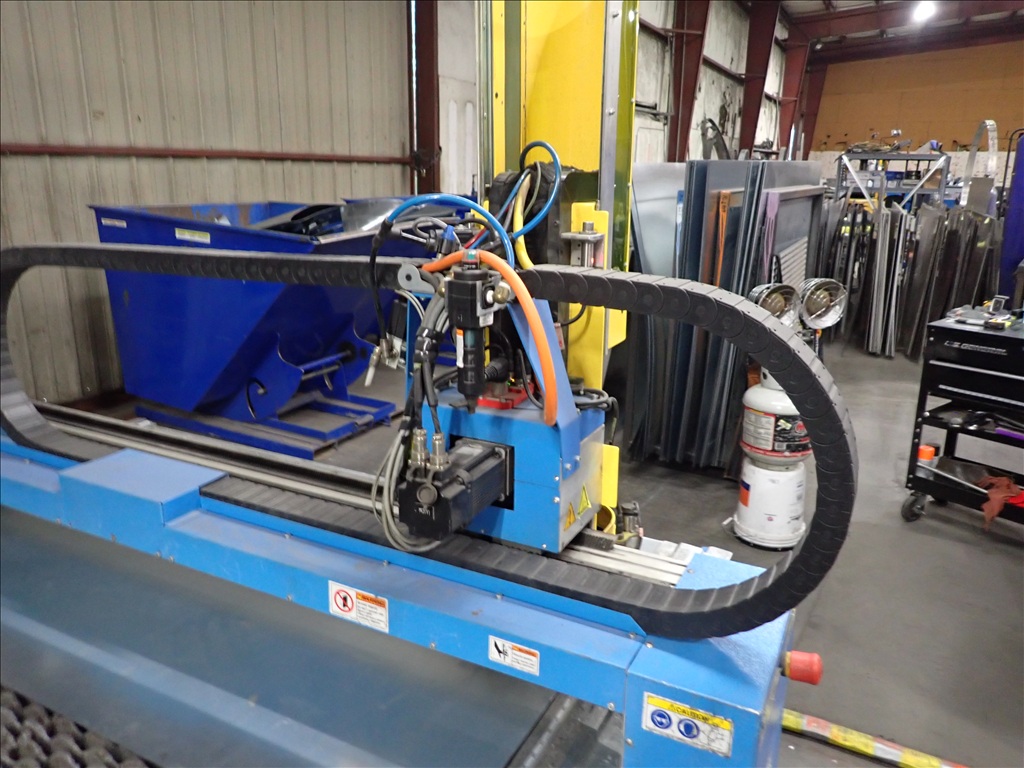 Lockformer #Lasermax-520, CNC laser cutter, 5' x 20' table, IPG YLS-1500 laser, Lasermech head, chiller - Image 6