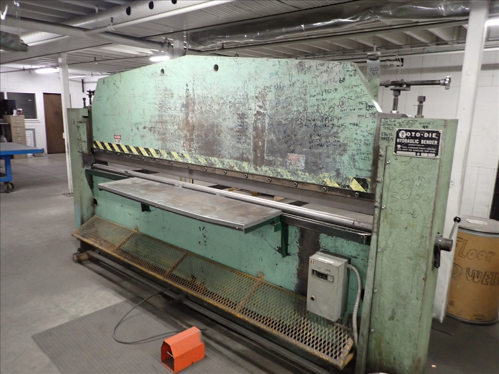 10' Roto-Die #15, hydraulic bender - Image 2