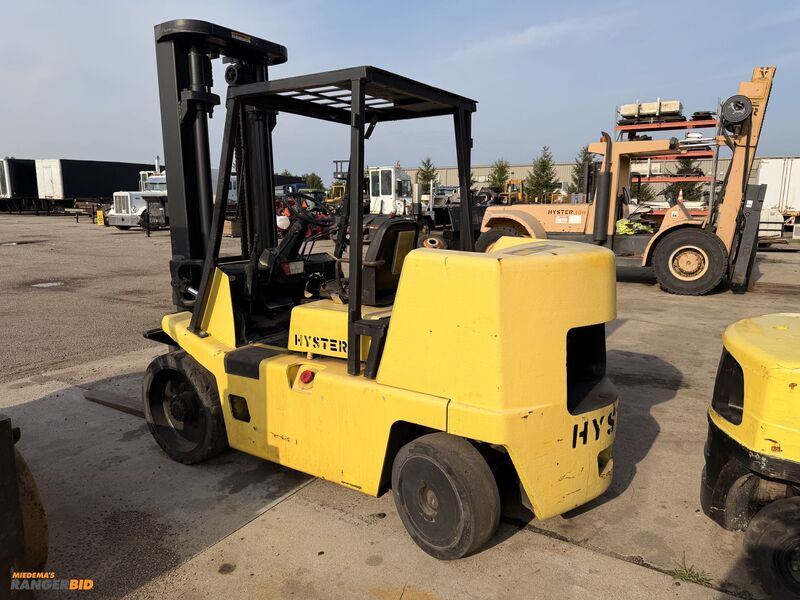 15,500 LB Hyster #S155XL, Diesel Forklift, 134" lift height, 48" forks, 2 stage mast, side shift, 7157 hours - Image 3