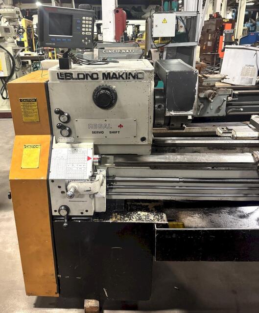19" x 54" LeBlond Makino #Servo-Shift, 10" 3-jaw chuck, 3" hole, D1-8 Camlock, 25-1000 RPM, Anilam Wizard 550 - Image 4