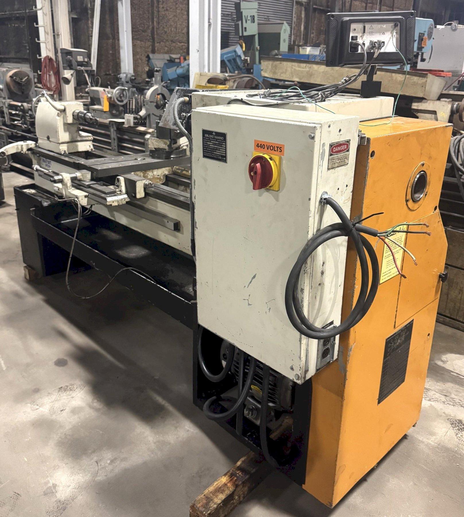 19" x 54" LeBlond Makino #Servo-Shift, 10" 3-jaw chuck, 3" hole, D1-8 Camlock, 25-1000 RPM, Anilam Wizard 550 - Image 8