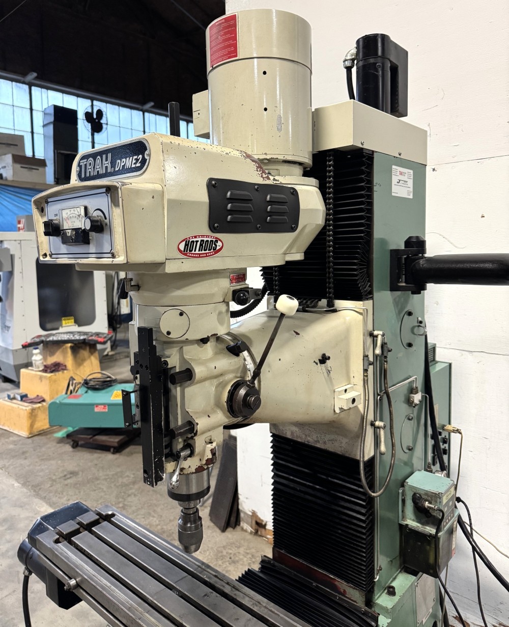 SWI Trak #DPME2, CNC bed type vertical mill, 9" x49" tbl., 3 HP, 31" X, 16" Y, 25" Z, R8, 60-5000 RPM - Image 4