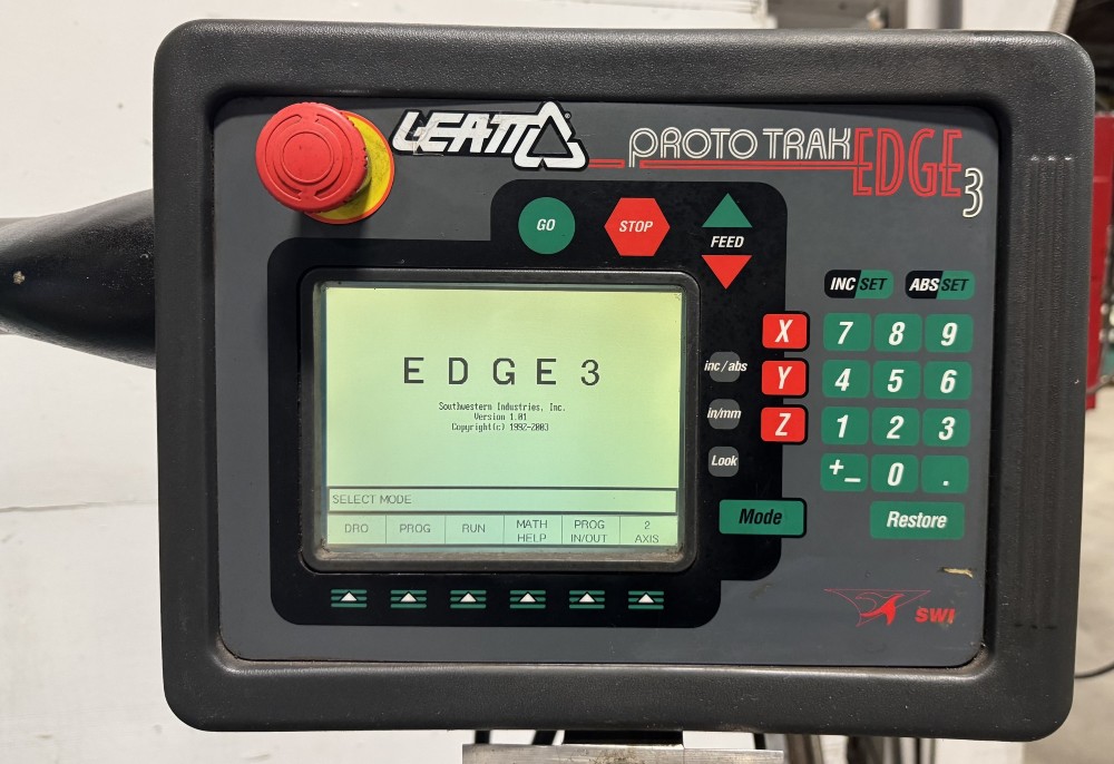 SWI Trak #DPME2, CNC bed type vertical mill, 9" x49" tbl., 3 HP, 31" X, 16" Y, 25" Z, R8, 60-5000 RPM - Image 10