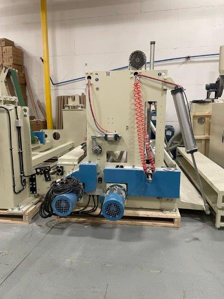 112" Baosuo #PF-A-2900, Slitter Rewinder, 88" max. unwind diameter, 48" max. rewind diameter, 750 FPM, 480 - Image 4