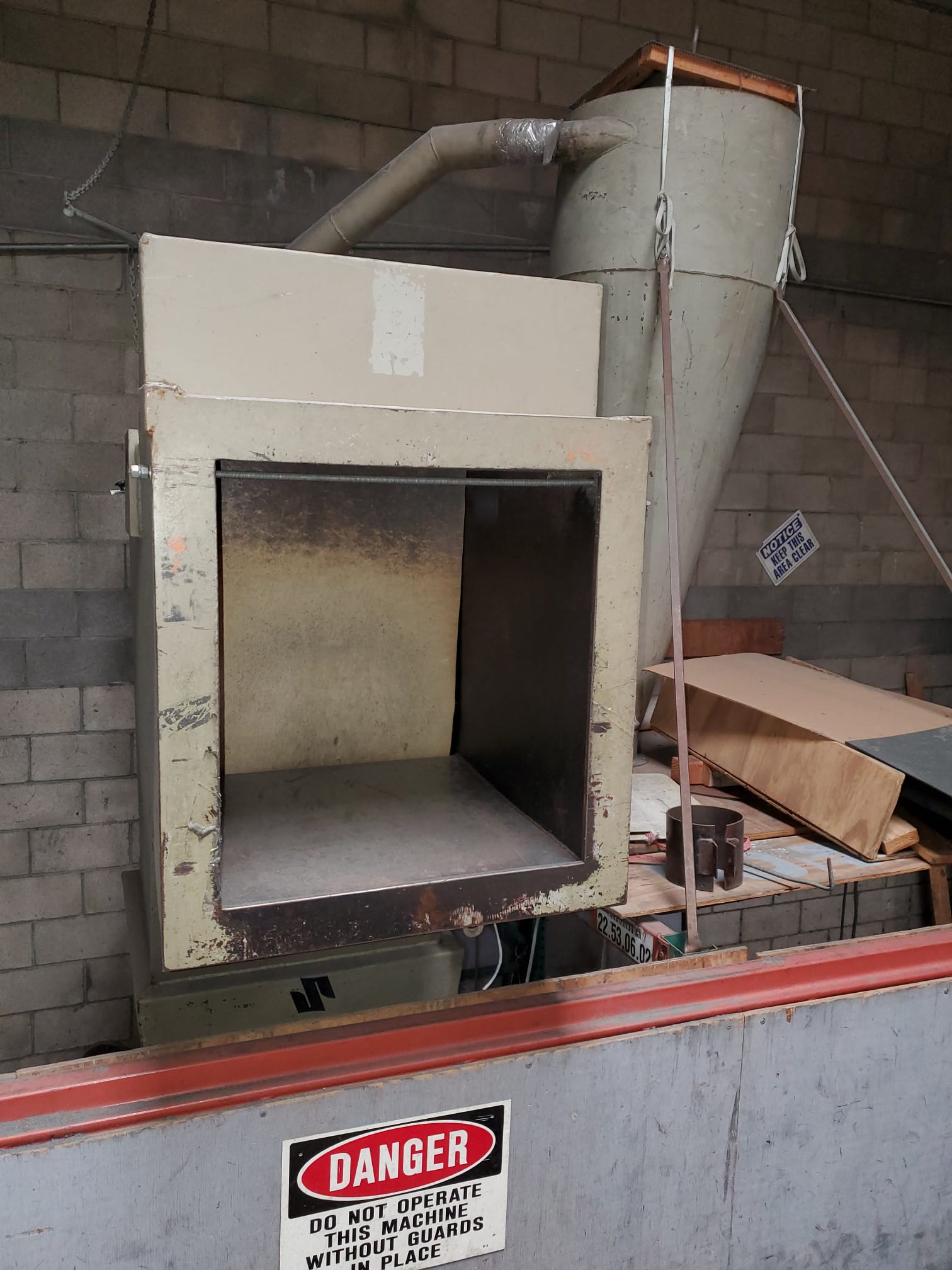 19-7/8" x 21-1/8" Conair Wortex, Plastic Granulator, 3 fly/2 bed knives, blower, control panel, 50 HP - Image 6