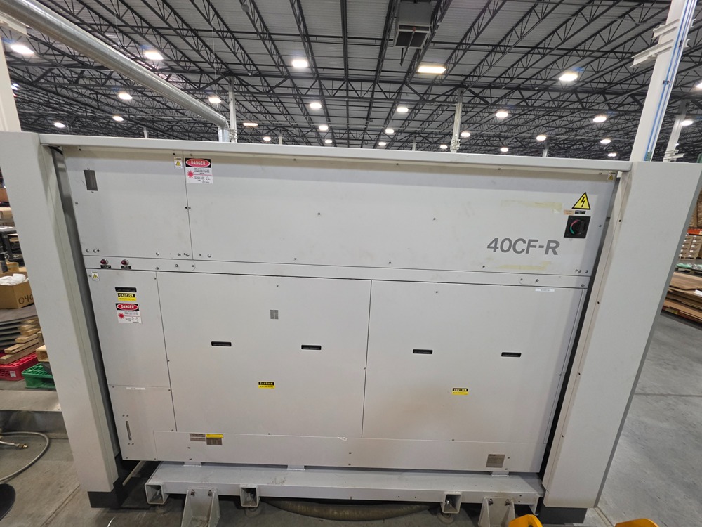 Mitsubishi #ML-3015LVP-Plus, CNC CO2 Laser, 4000 watt, 120" x 60" max. sheet, 122" X, 61" Y, 3.54" Z, pallet - Image 4