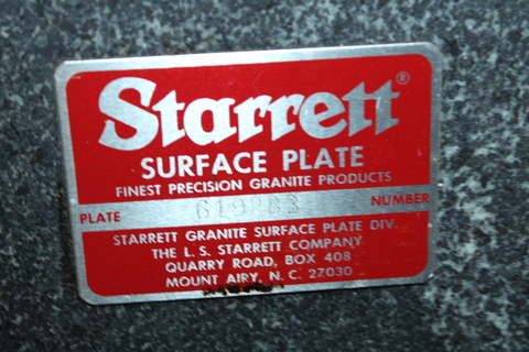 48" x 96" Starrett, Black Surface Plate - Image 6