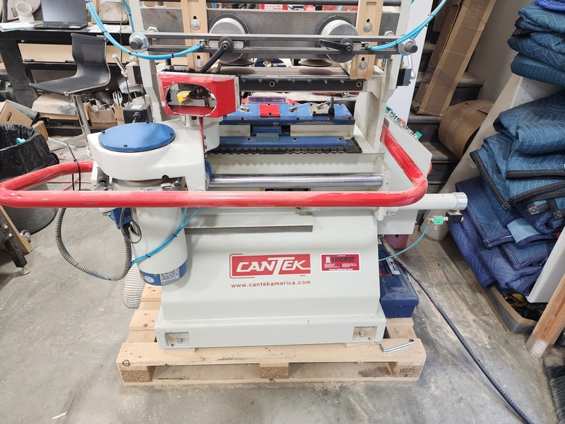 Cantek #JDT-75, Dovetail Machine, 2 HP - 21500 RPM, 59" L x 16.93" width working dims, 2.36" vertical & 1.18" - Image 1