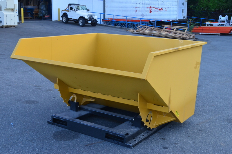 4 cu. yd. OCFAB #SDH40000.1, Self-Dumping Hopper, 10 gauge steel, 65-1/2" x 58" base, 84" L x 80" width x 50" - Image 1