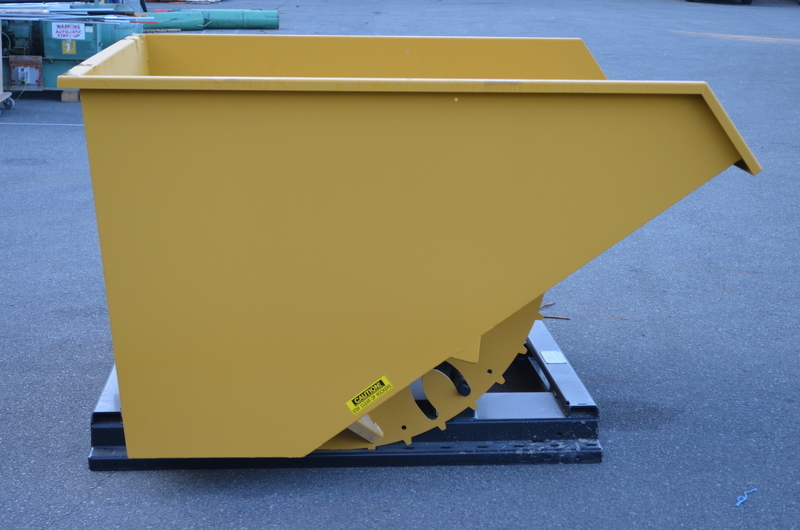 4 cu. yd. OCFAB #SDH40000.1, Self-Dumping Hopper, 10 gauge steel, 65-1/2" x 58" base, 84" L x 80" width x 50" - Image 2