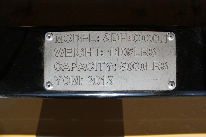 4 cu. yd. OCFAB #SDH40000.1, Self-Dumping Hopper, 10 gauge steel, 65-1/2" x 58" base, 84" L x 80" width x 50" - Image 3
