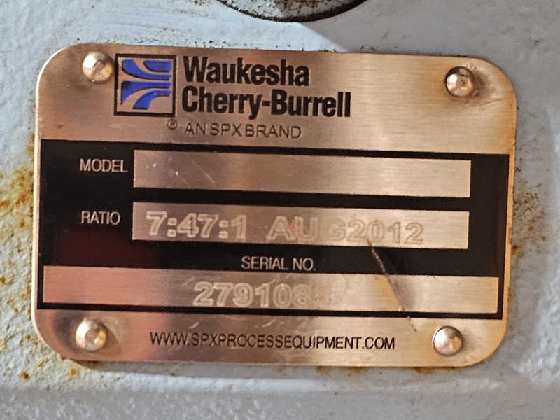 Waukesha #130U1, Rotary Lobe Positive Displacement Pump, Universal I, Stainless Steel, 3" Tri-Clamp - Image 2