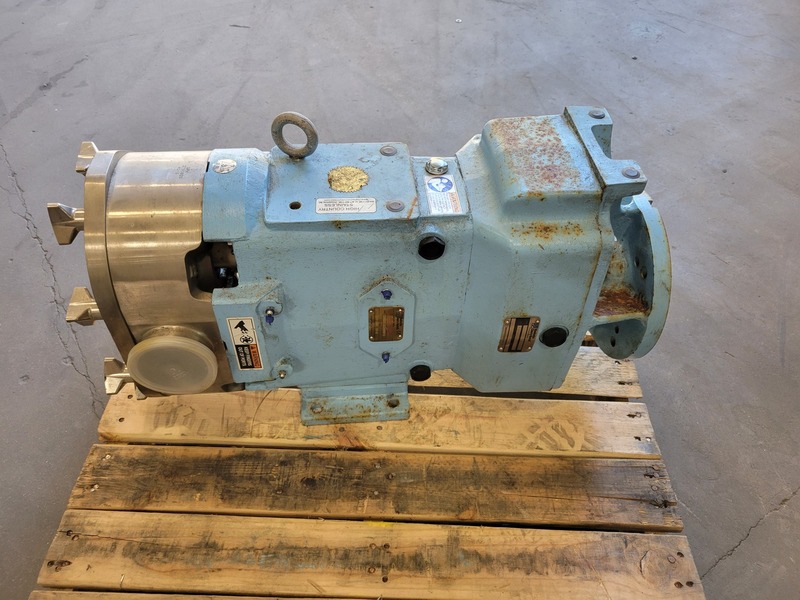 Waukesha #130U1, Rotary Lobe Positive Displacement Pump, Universal I, Stainless Steel, 3" Tri-Clamp - Image 4