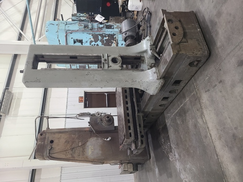 5" Giddings & Lewis #350-T, Table Type Horizontal Boring Mill, 74" x 48" table, 72" X, 48" Y, 36" quill - Image 3