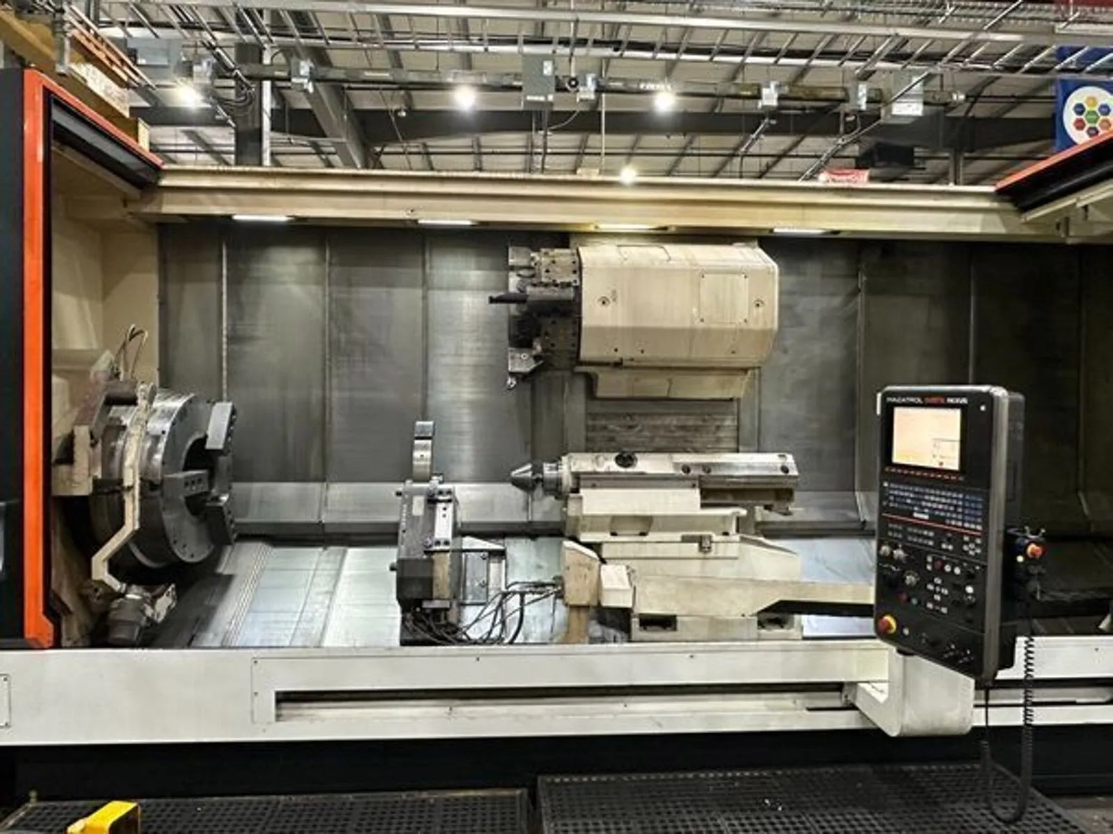 Mazak #Cybertech-Turn-5500M, CNC Lathe, 36" swing, 159.1" centers, 160" machining length, 32" chuck, 14.76" - Image 5