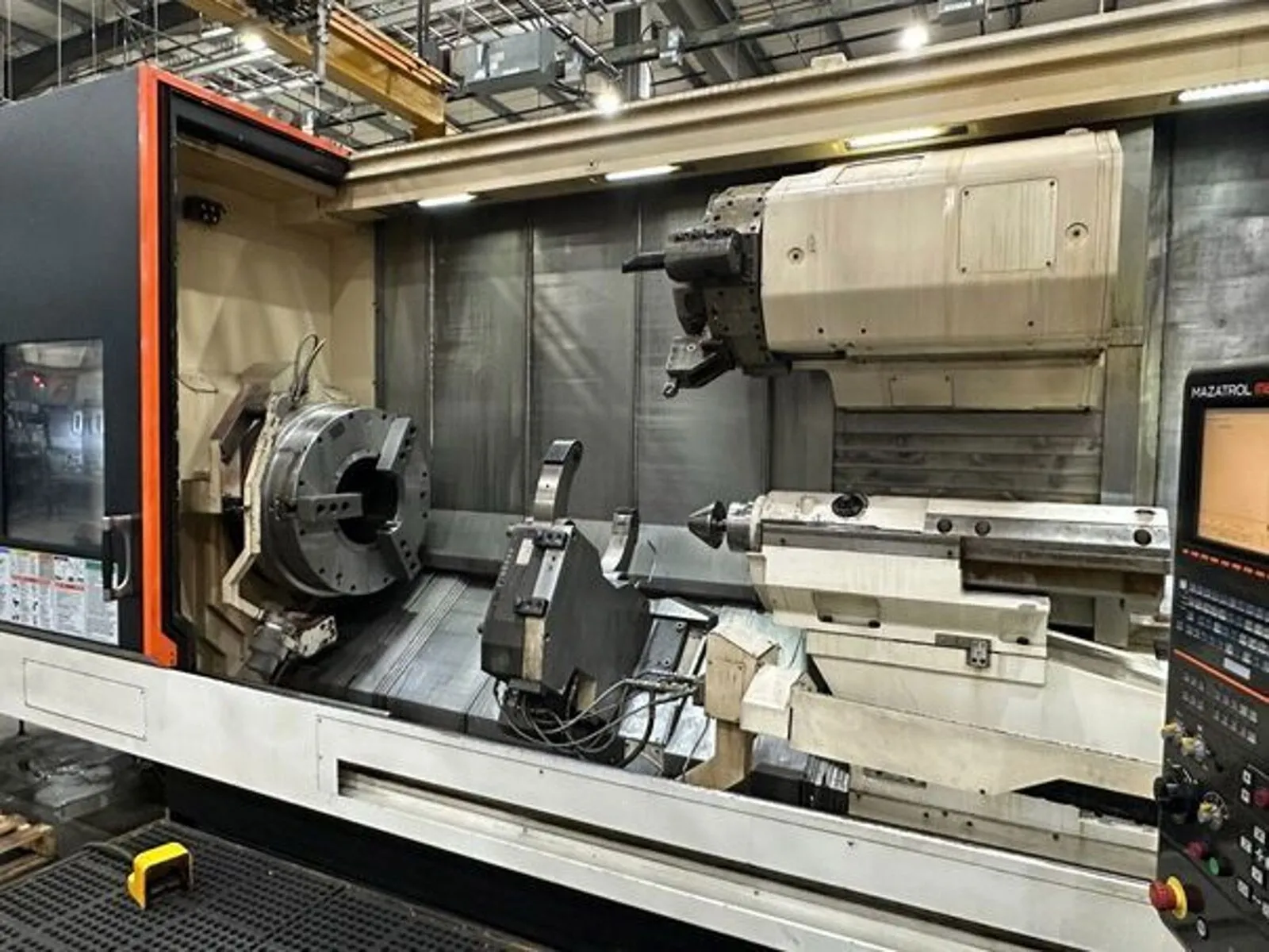 Mazak #Cybertech-Turn-5500M, CNC Lathe, 36" swing, 159.1" centers, 160" machining length, 32" chuck, 14.76" - Image 7