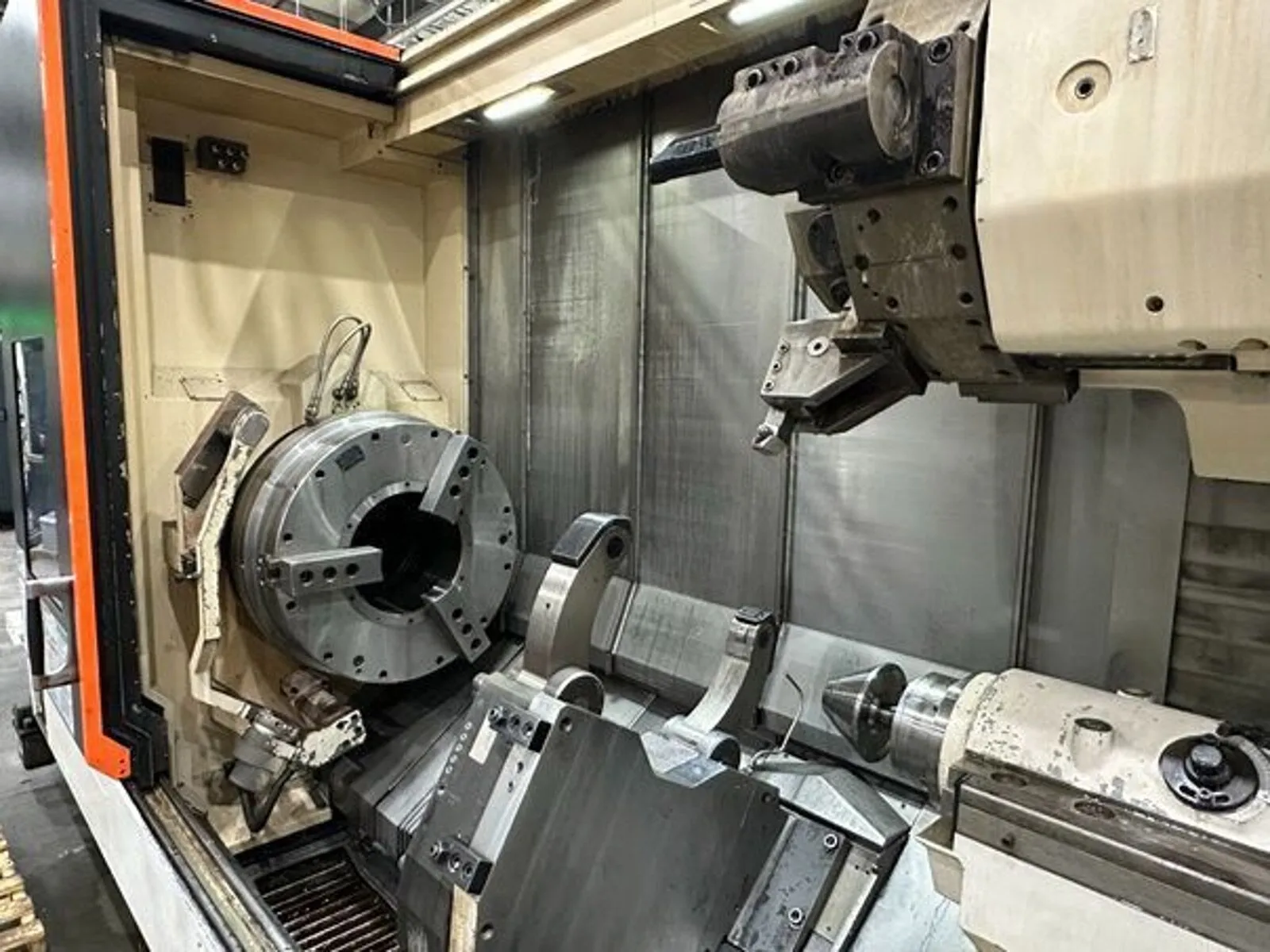 Mazak #Cybertech-Turn-5500M, CNC Lathe, 36" swing, 159.1" centers, 160" machining length, 32" chuck, 14.76" - Image 8