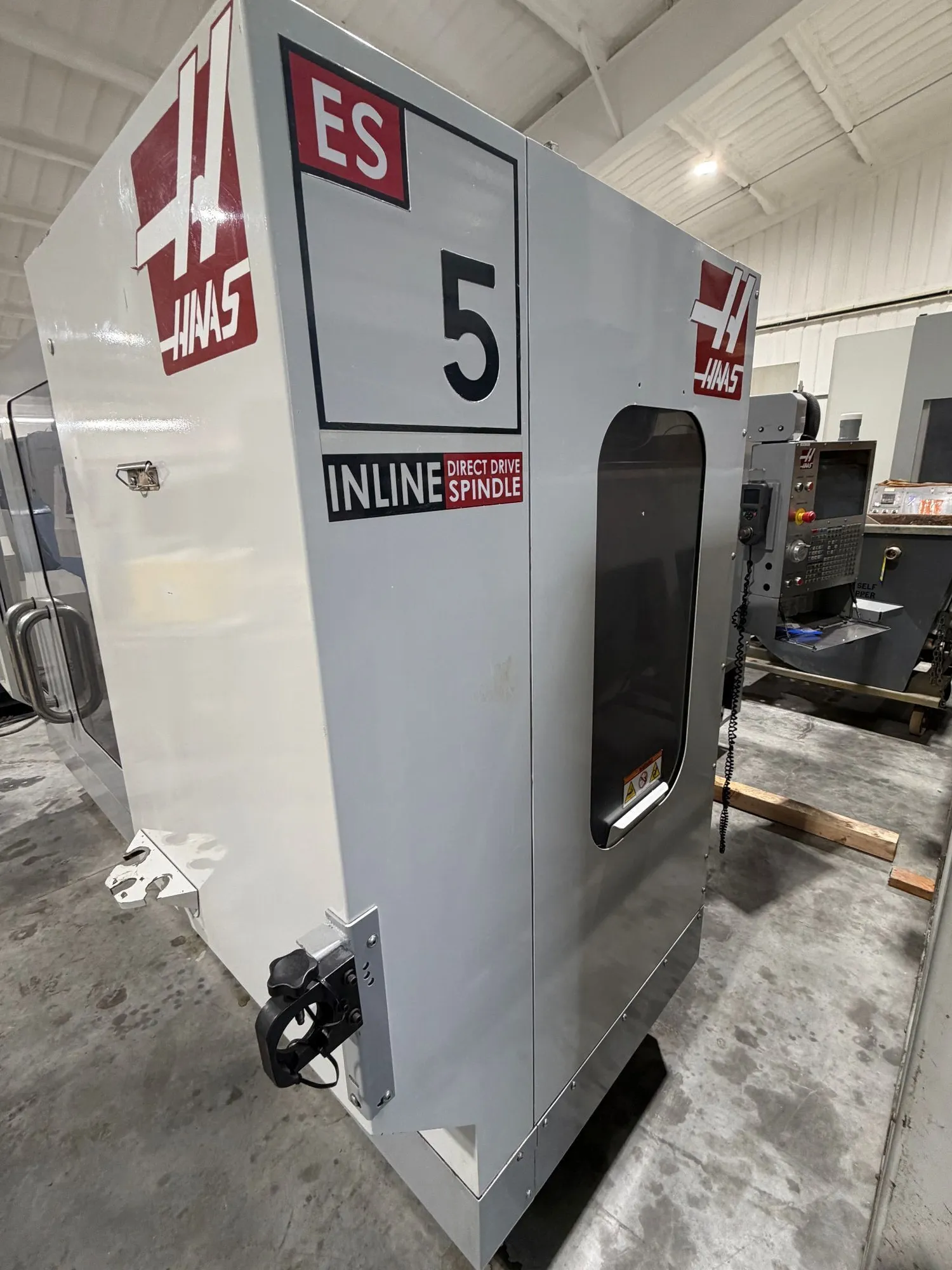Haas #ES-5-4T, CNC Horizontal Machining Center, 40" X, 18" Y, 22" Z, 30 HP, 12,000 RPM, 40 automatic tool - Image 3