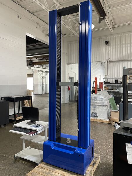 5K (25kN) Frank Bacon #FB-25EM-R, extra tall tension & compression testing machine, 90" testing opening, 17" - Image 2