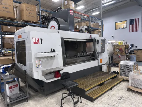 Haas #VF-7/50, CNC vertical machining center, 84" X, 32" Y, 30" Z, 7500 RPM, 30 automatic tool changer, 30 - Image 1