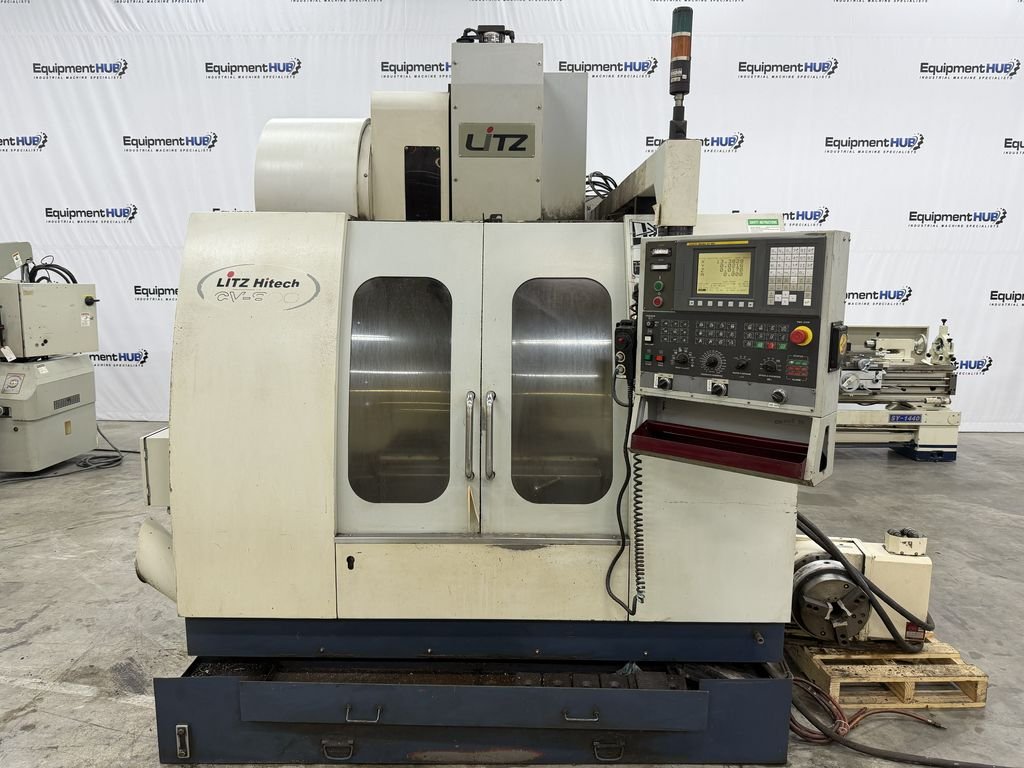 Litz Hitech #CV-800, CNC vertical machining center, Fanuc 0iMC, 31.5" X, 19.7" Y, 21.3" Z, 8000 RPM, 24 - Image 1