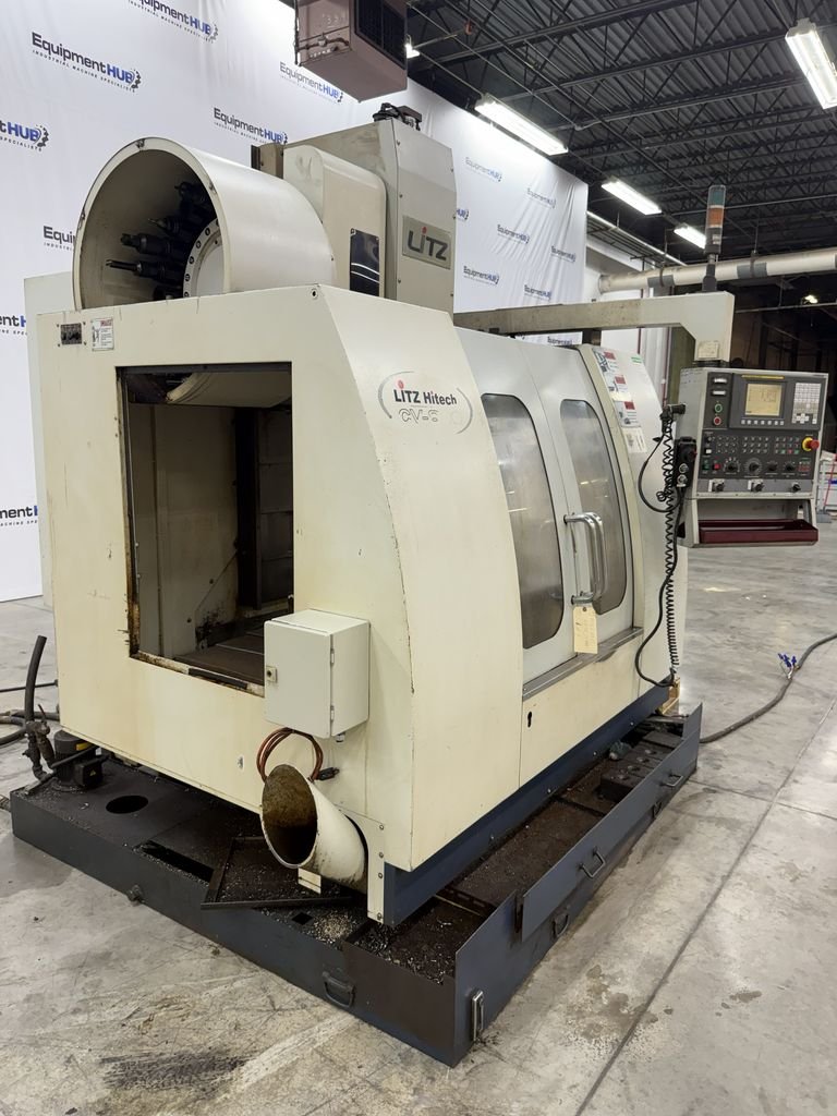 Litz Hitech #CV-800, CNC vertical machining center, Fanuc 0iMC, 31.5" X, 19.7" Y, 21.3" Z, 8000 RPM, 24 - Image 3