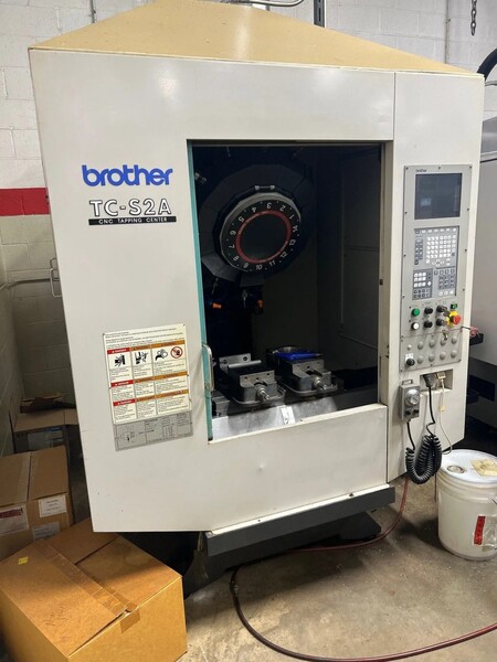 Brother #TC-S2A, CNC drill & tap, Brother CNC-A00 Control, 23.6" X, 18.9" Y, 14.2" Z, 10000 RPM, 14 ATC, 10 - Image 1