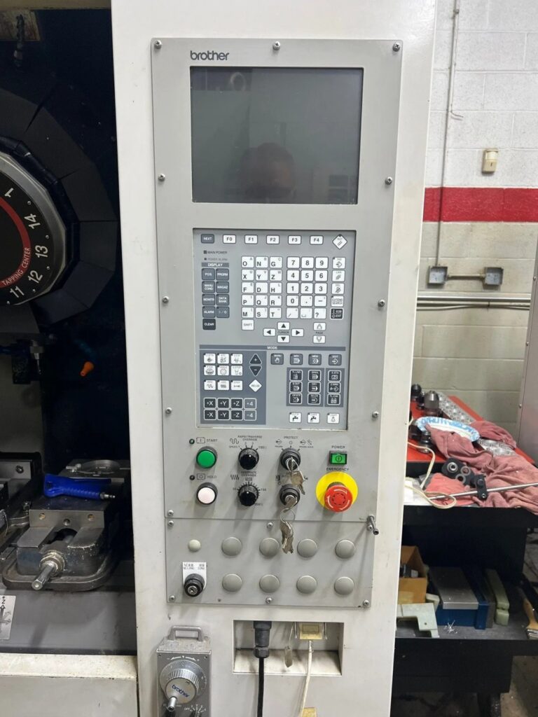 Brother #TC-S2A, CNC drill & tap, Brother CNC-A00 Control, 23.6" X, 18.9" Y, 14.2" Z, 10000 RPM, 14 ATC, 10 - Image 3