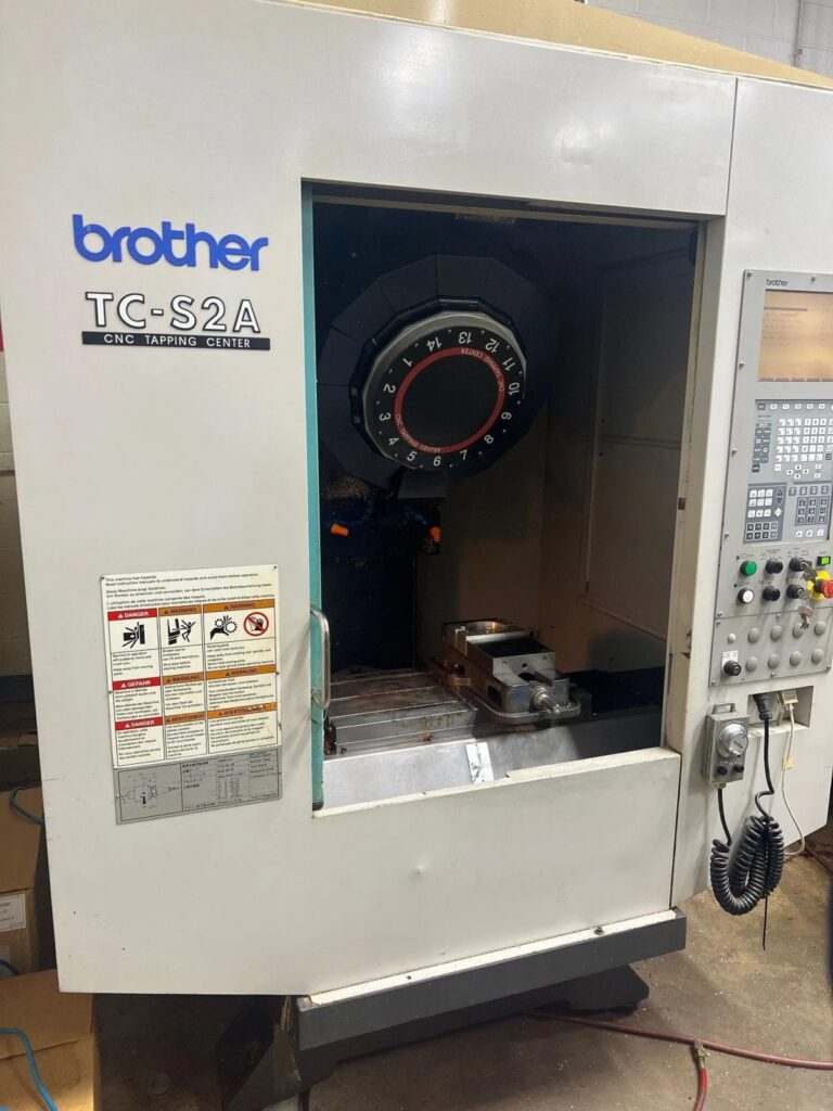 Brother #TC-S2A, CNC drill & tap, Brother CNC-A00 Control, 23.6" X, 18.9" Y, 14.2" Z, 10000 RPM, 14 ATC, 10 - Image 5