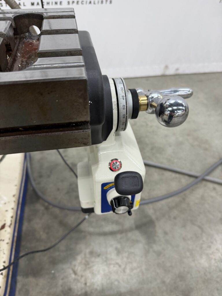 Birmingham #BPS-1649, vertical mill, 9" x49" table, Acu-Rite 2-Axis digital read out, X-Axis power feed, R8 - Image 6