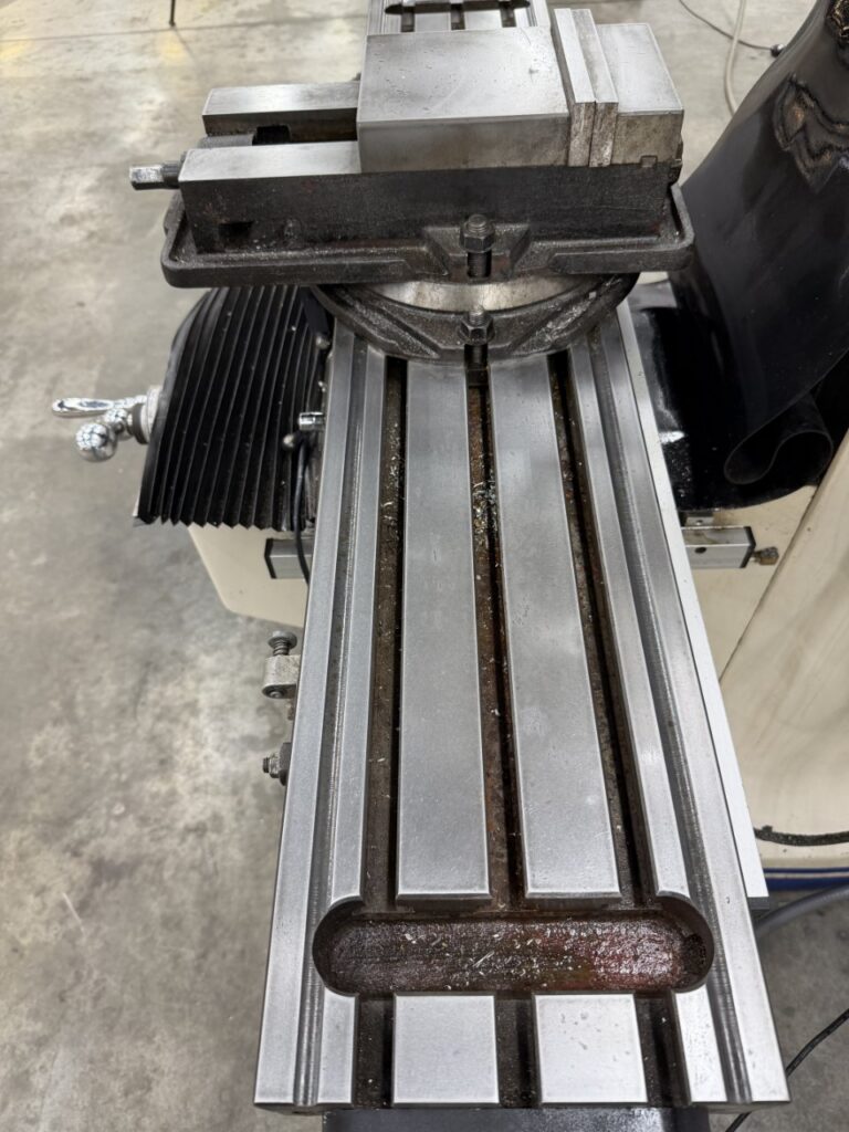 Birmingham #BPS-1649, vertical mill, 9" x49" table, Acu-Rite 2-Axis digital read out, X-Axis power feed, R8 - Image 7