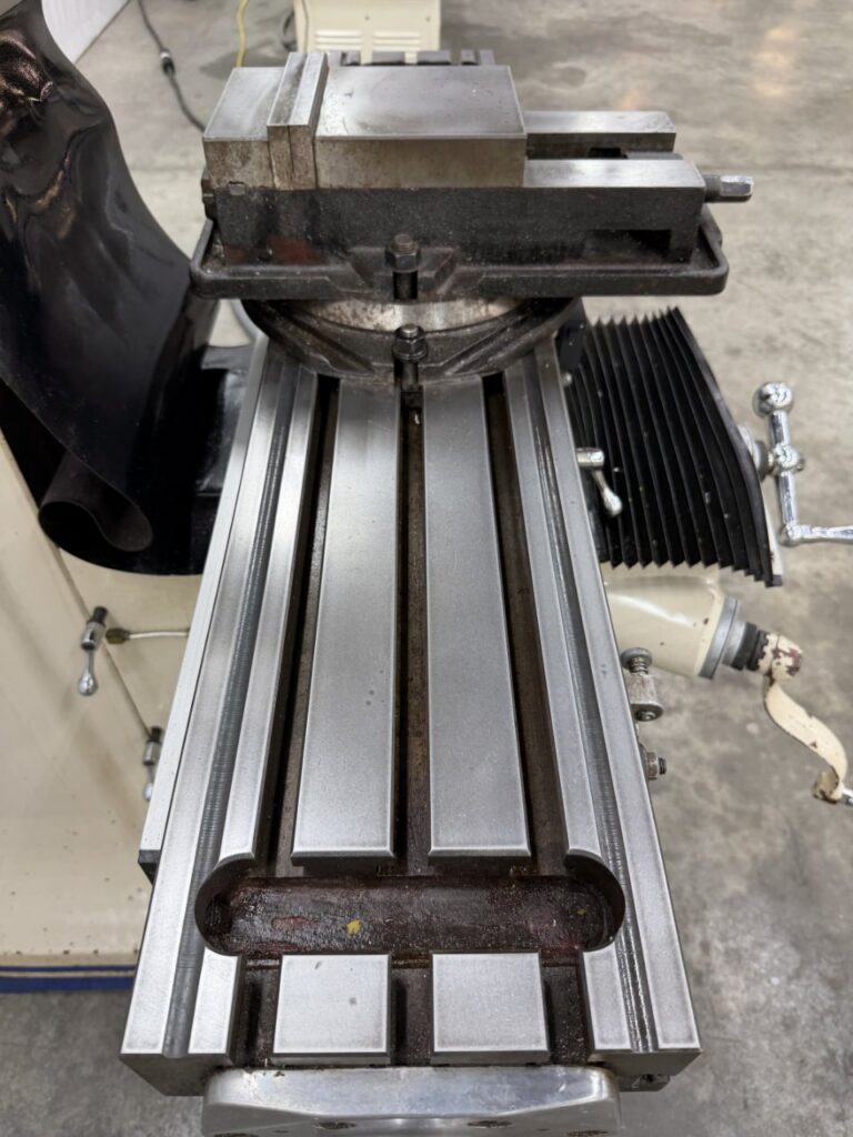 Birmingham #BPS-1649, vertical mill, 9" x49" table, Acu-Rite 2-Axis digital read out, X-Axis power feed, R8 - Image 8
