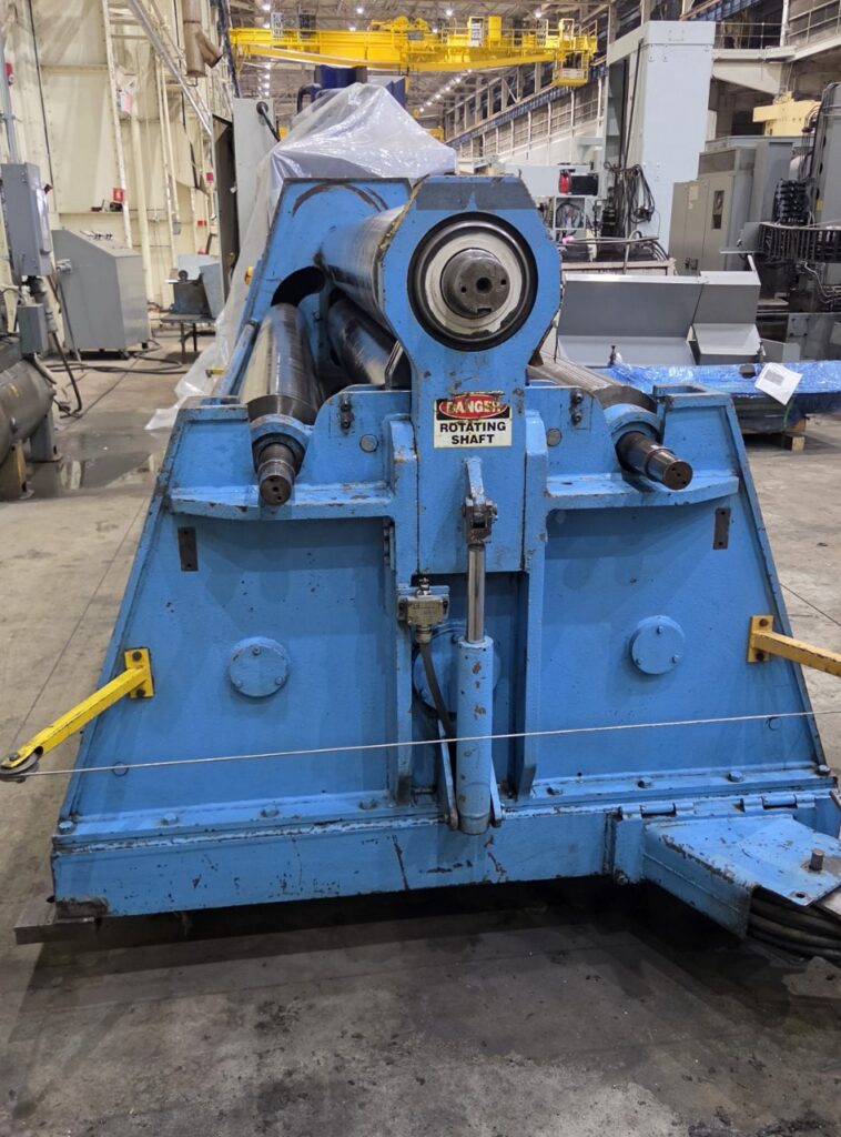 120" x 1/2" Davi #MCB-3028, 4-roll plate bending roll, 5/16" pre-bend, 10.9" top roll diameter, 10 HP, 20 - Image 6